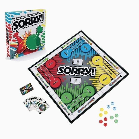 NWT … HASBRO GAMING “Sorry” Board Game - Picture 1 of 3